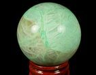 Polished Garnierite Sphere - Madagascar #79003-1